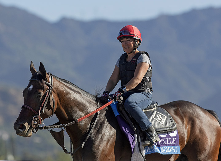 Dennis Moment at Santa Anita Park on Oct. 24