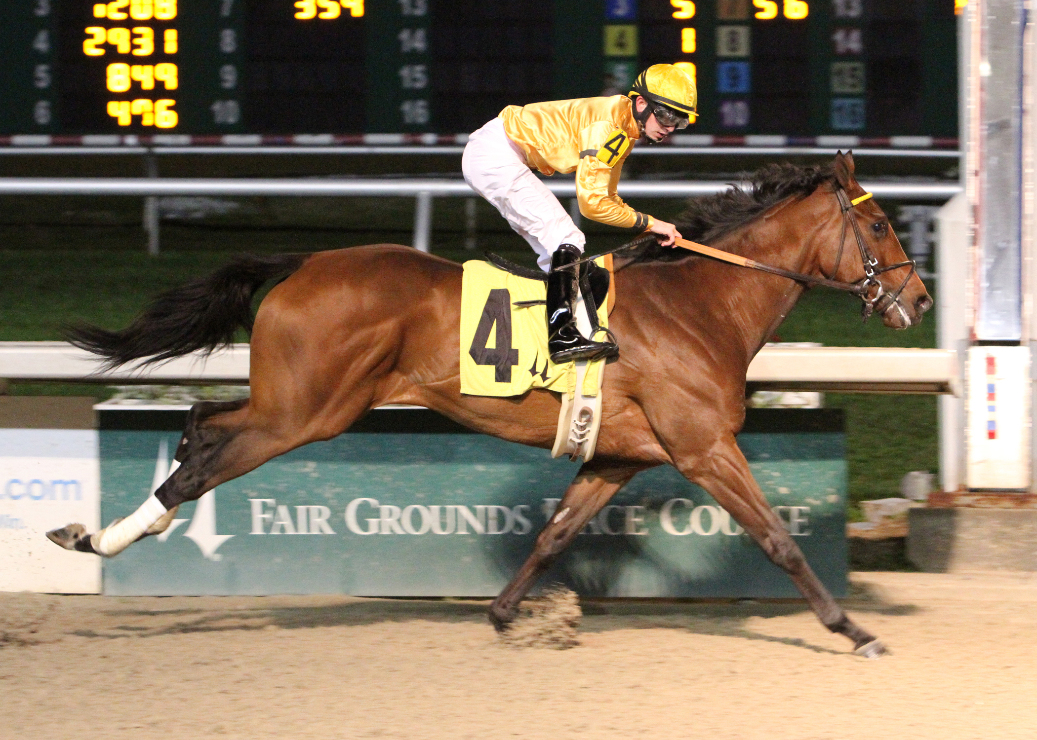 Departing, allowance race