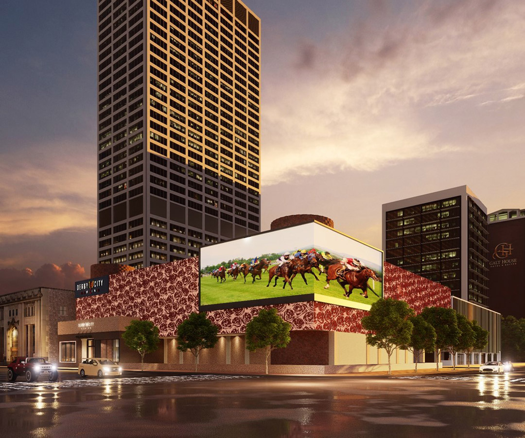 Rendering of Derby City Gaming Downtown