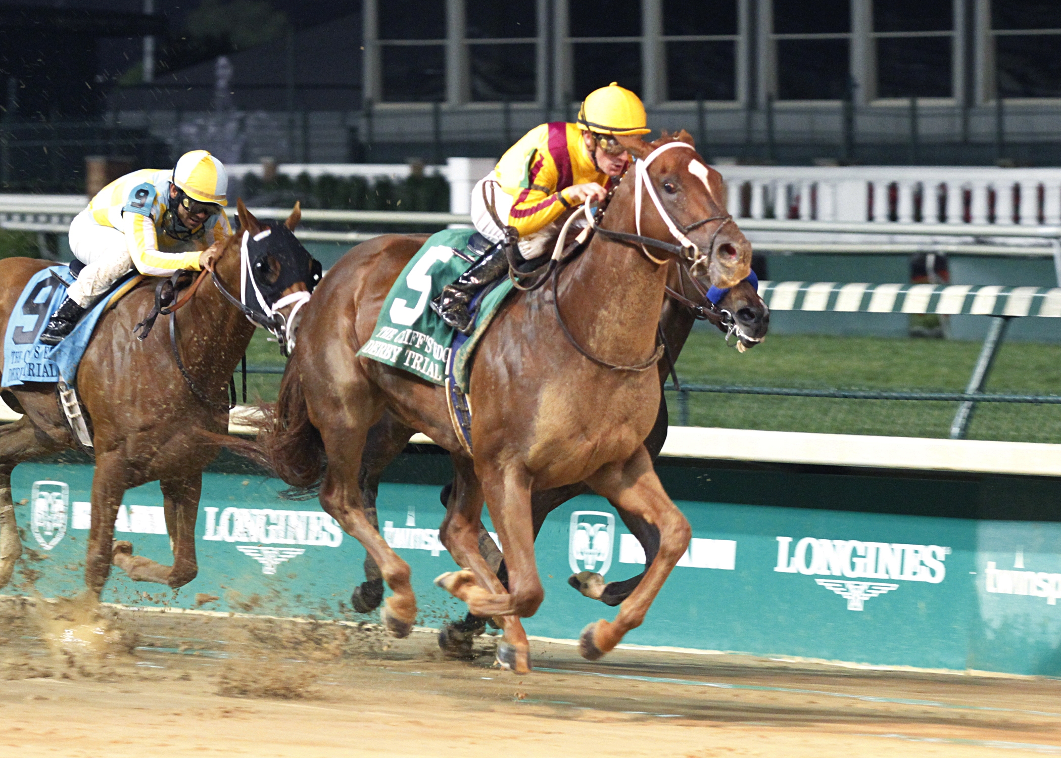 Churchill Downs: Hierro takes Derby Trial; Preakness a possibility