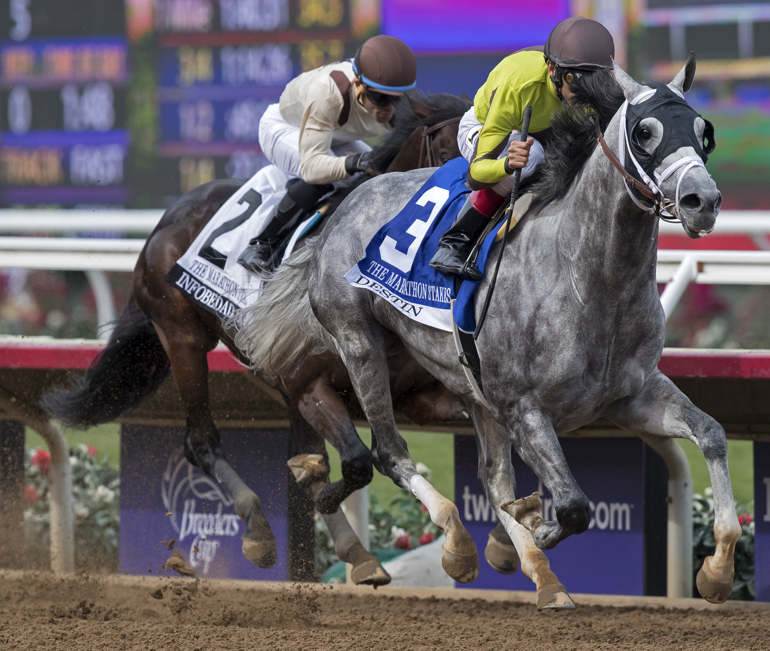 Destin wins the 2017 Marathon Stakes