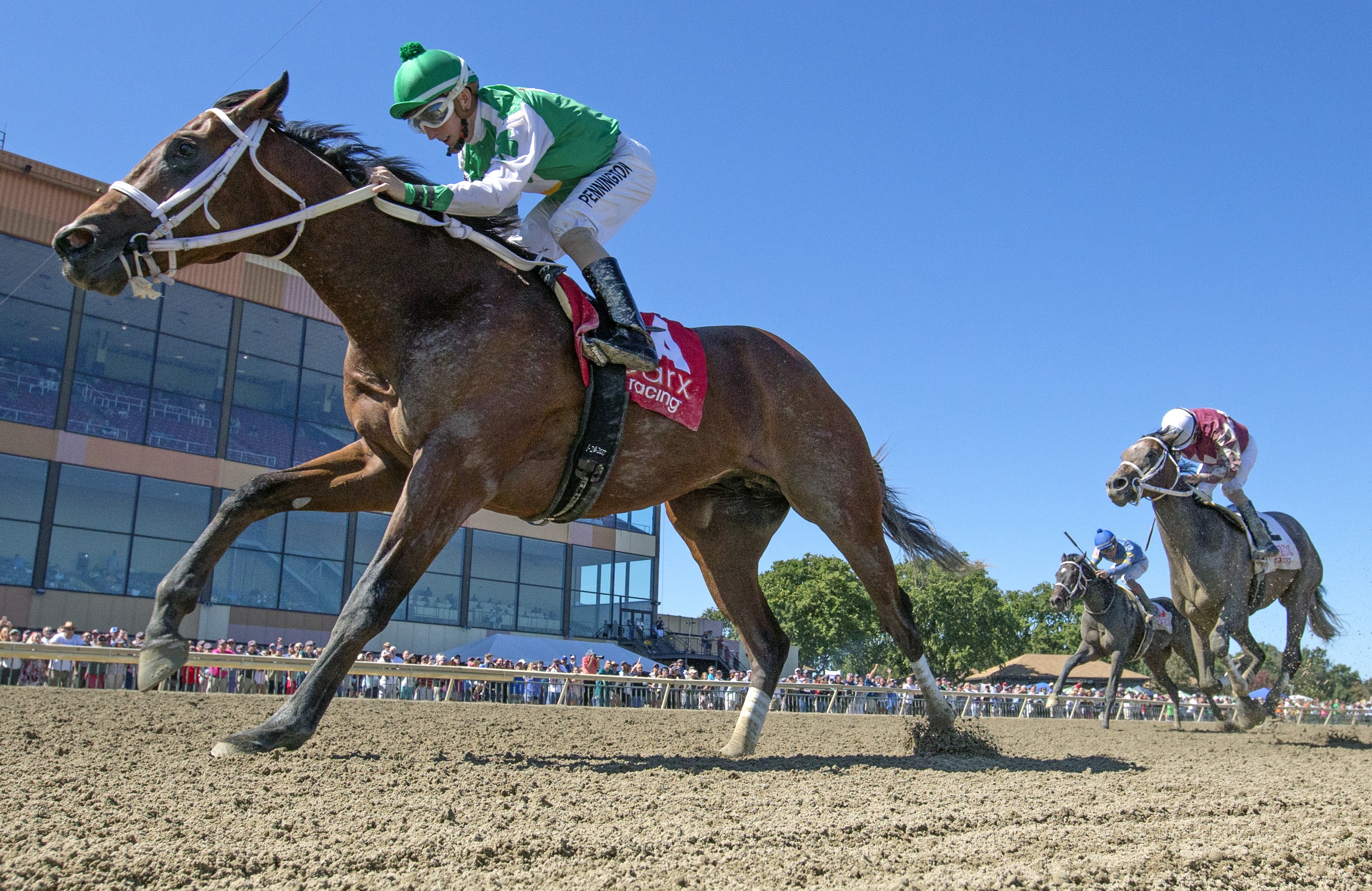 Diamond King wins a maiden race at Parx on 9.23.17