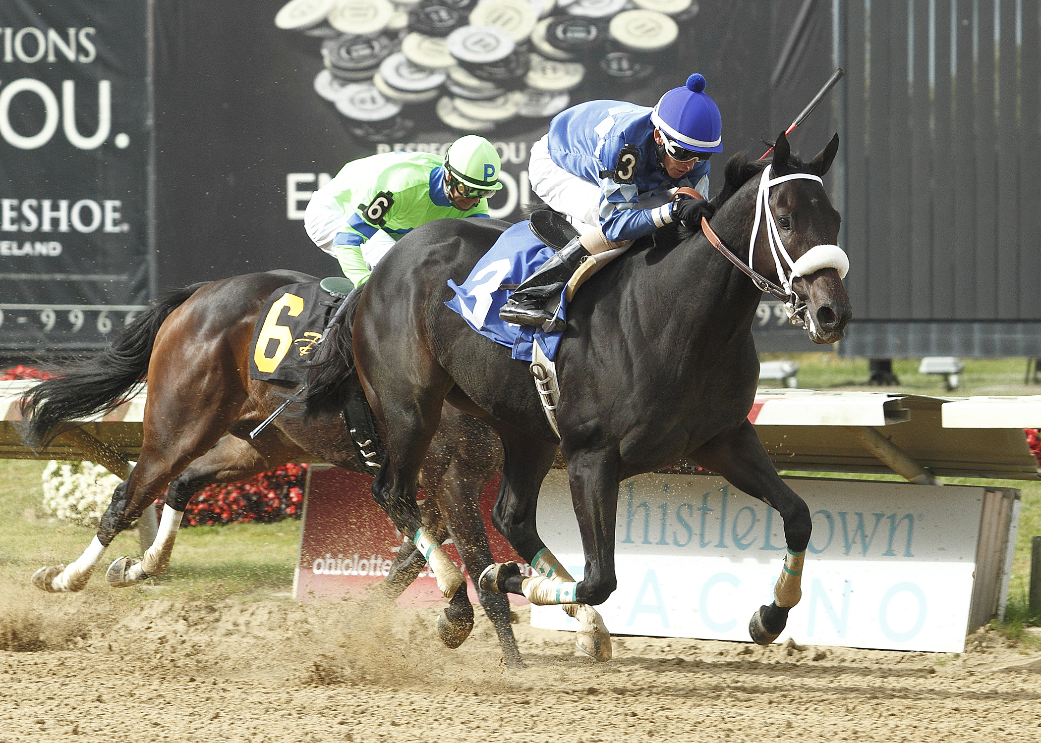 Diavoletto wins the Best of Ohio Sprint Stakes