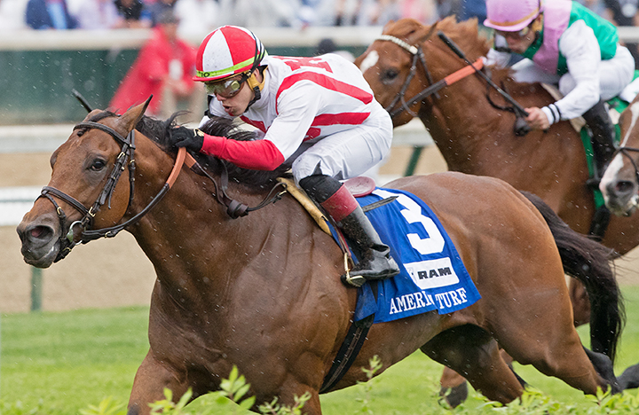 Digital Age wins the 2019 American Turf Classic at Churchill Downs