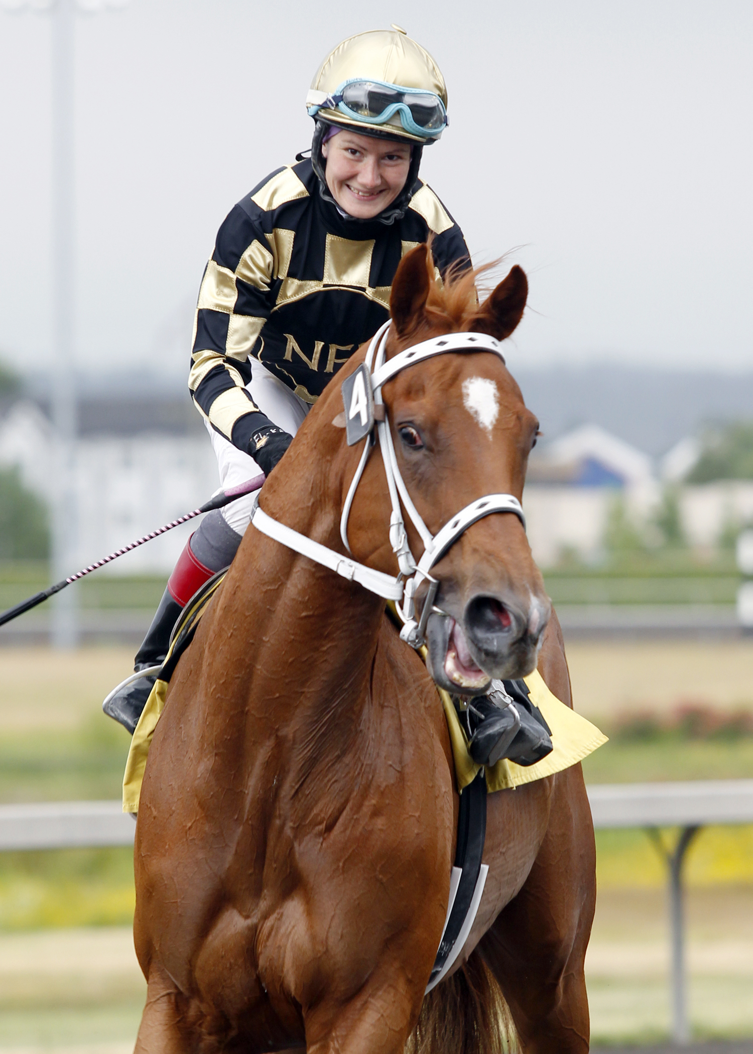 Disruption after winning an allowance race