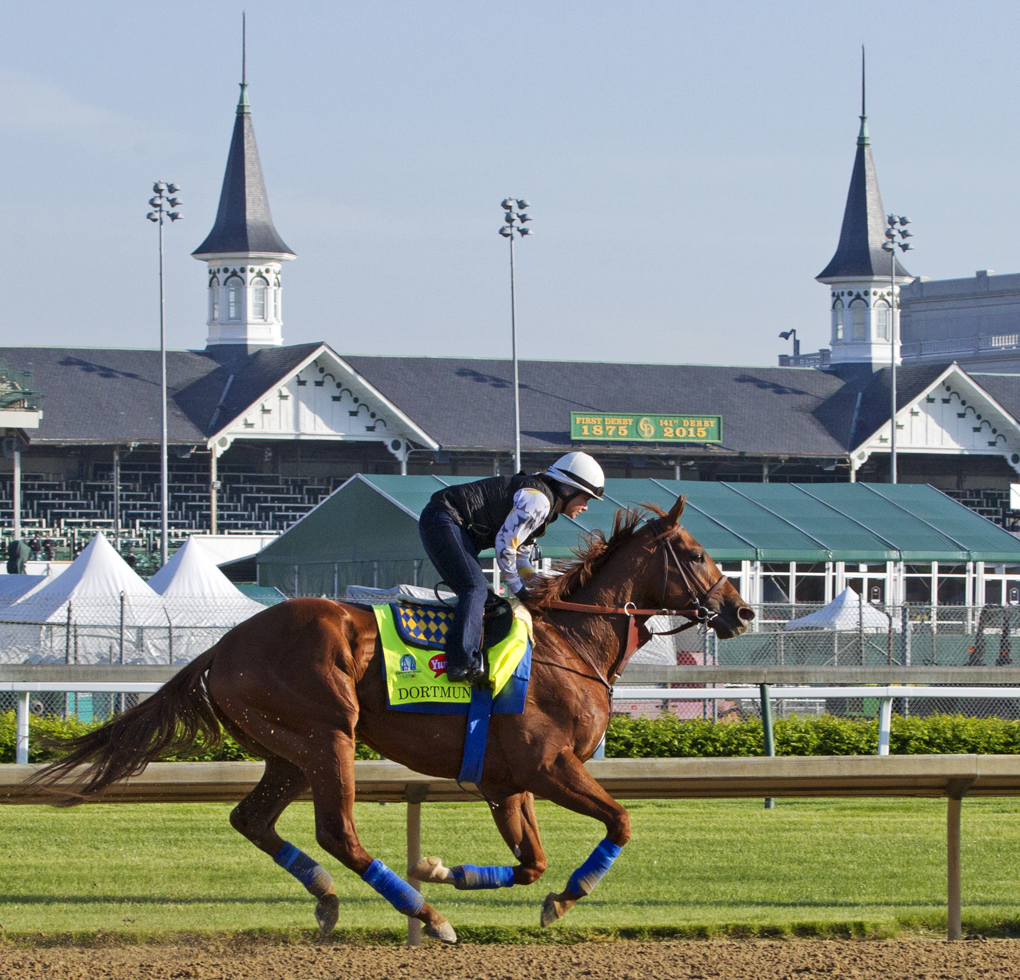 Dortmund trains at Churchill on April 29