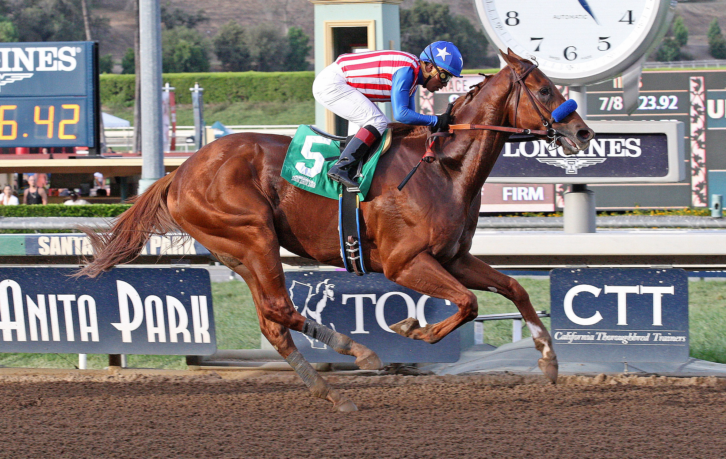 Dortmund wins the Big Bear Stakes