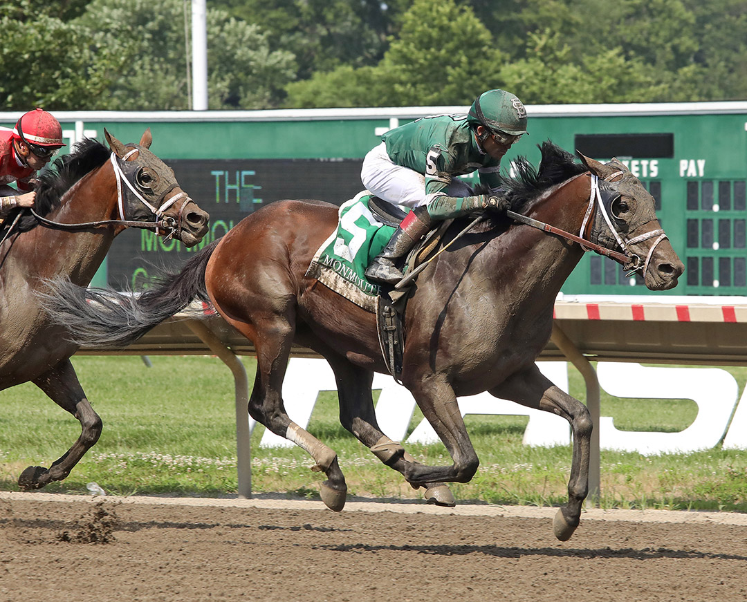 Dr Post wins the 2021 Monmouth Cup at Monmouth Park