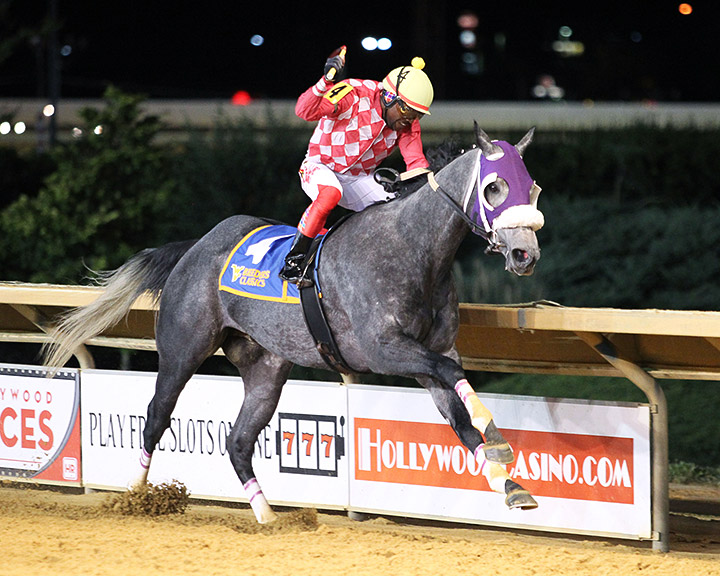 Dr. Feelgood wins the 2019 West Virginia Dash for Cash Breeders’ Classic Stakes at Charles Town