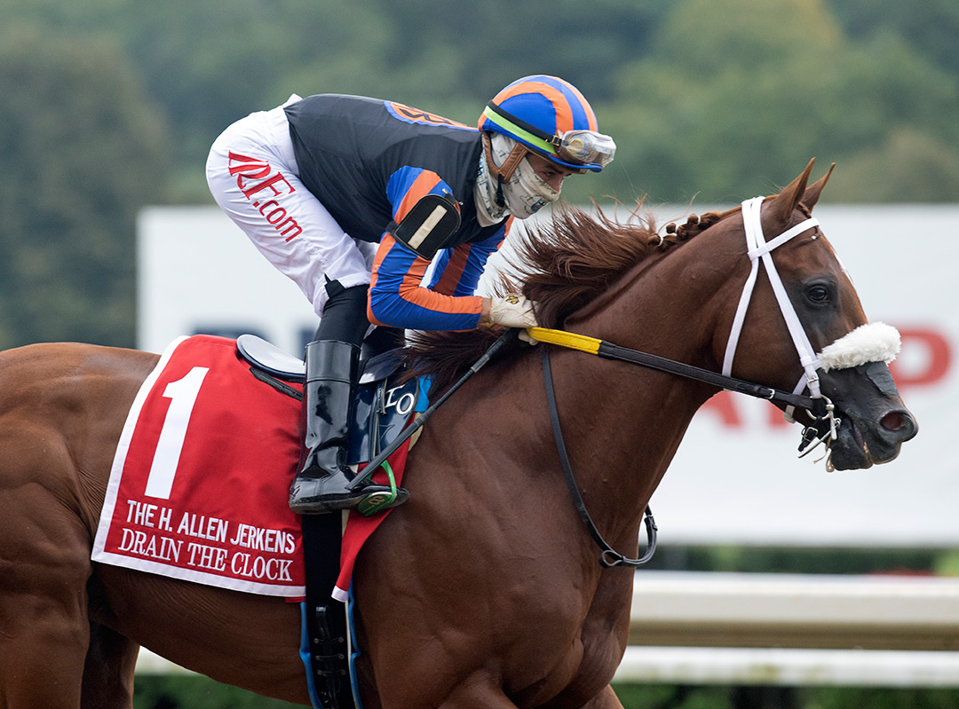 Drain the Clock finishes fourth in the 2021 H. Allen Jerkens at Saratoga