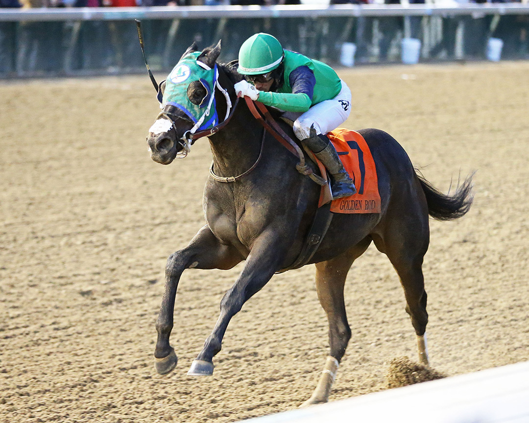 Dream Lith wins the 2021 Golden Rod Stakes at Churchill Downs