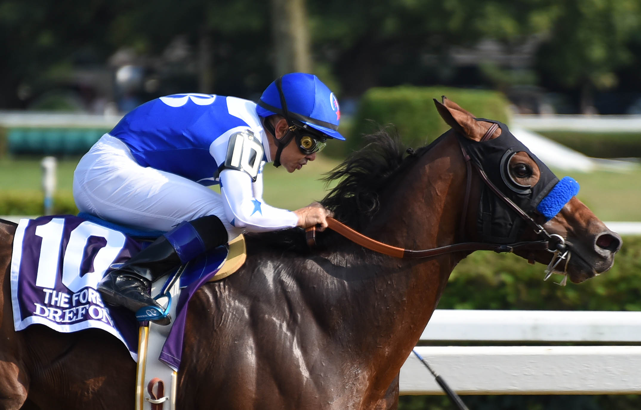Drefong wins the Forego 8.26.17 SAR