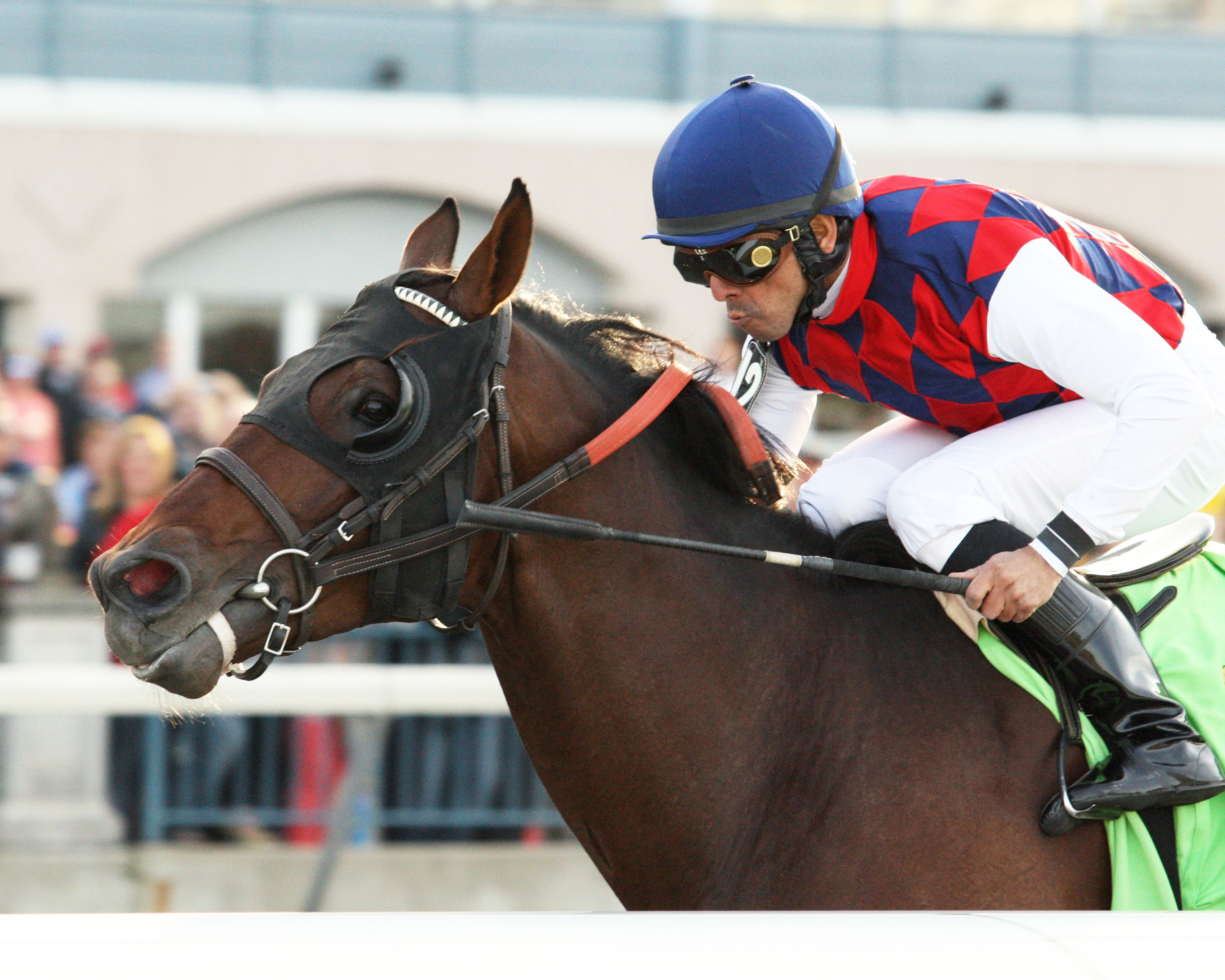 Dubai Sky wins the 2015 Spiral Stakes