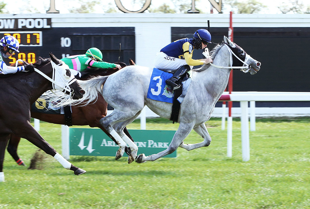 Dugout wins a Sept. 18 allowance at Arlington Park