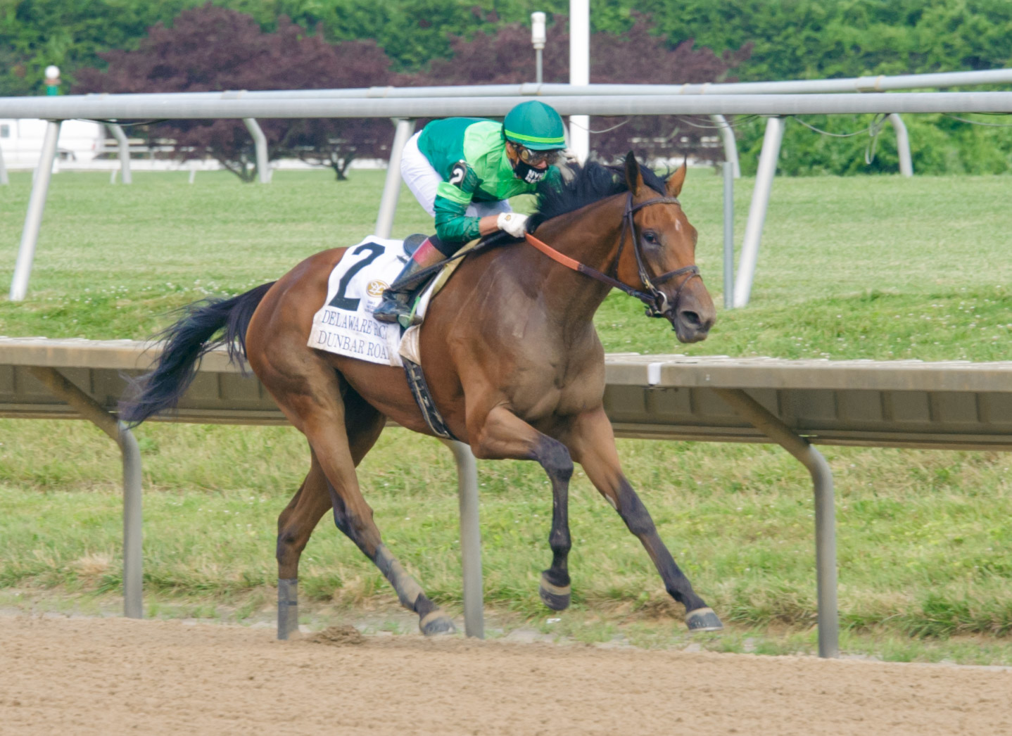 Dunbar Road wins the Delaware Handicap 7-11-2020