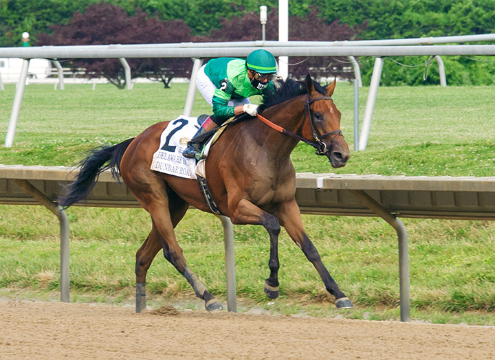 Dunbar Road wins the 2020 Delaware Handicap at Delaware Park