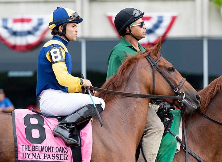 Dyna Passer at Belmont Park in July 2019