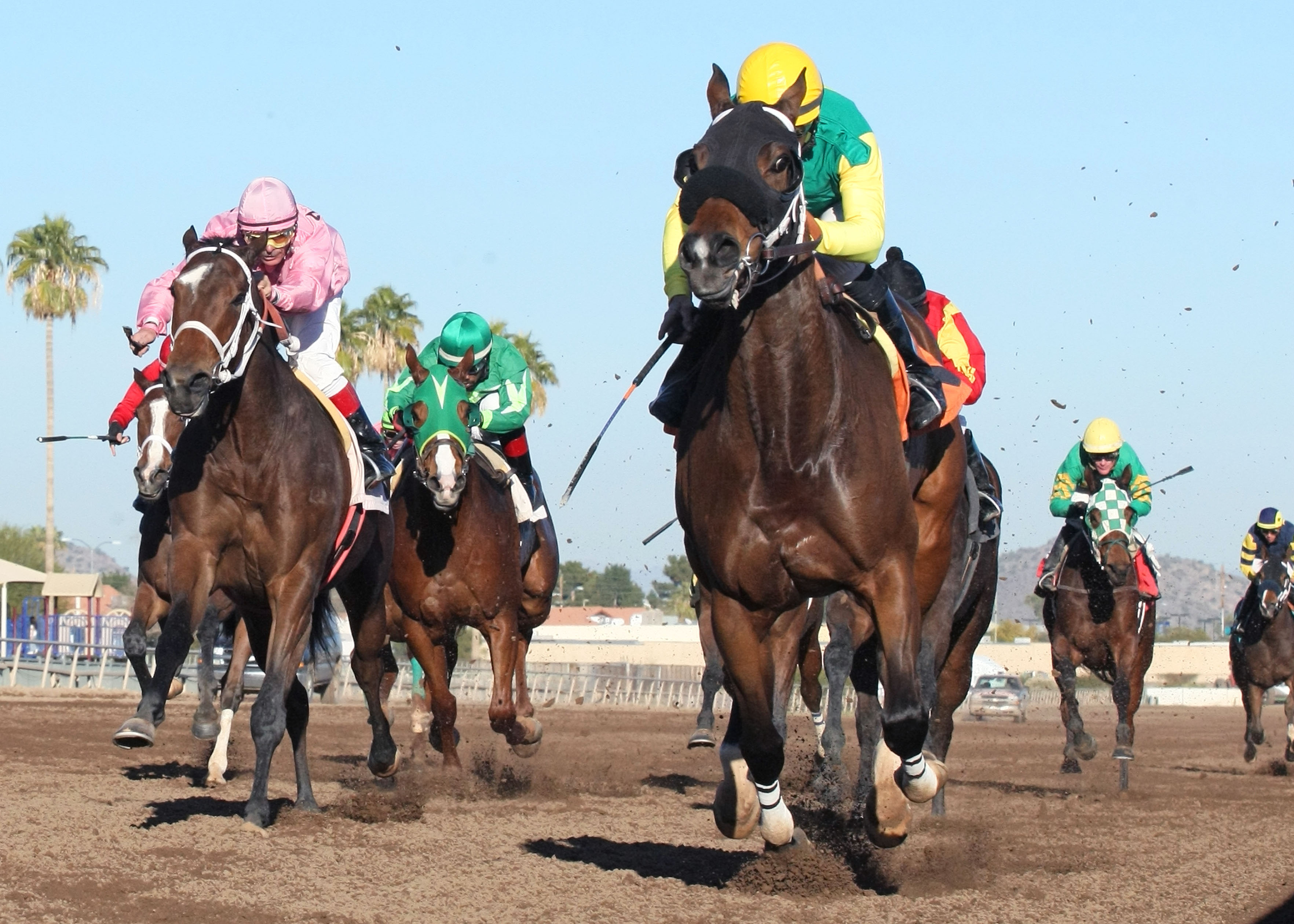 E Z Kitty wins the Kachina Handicap