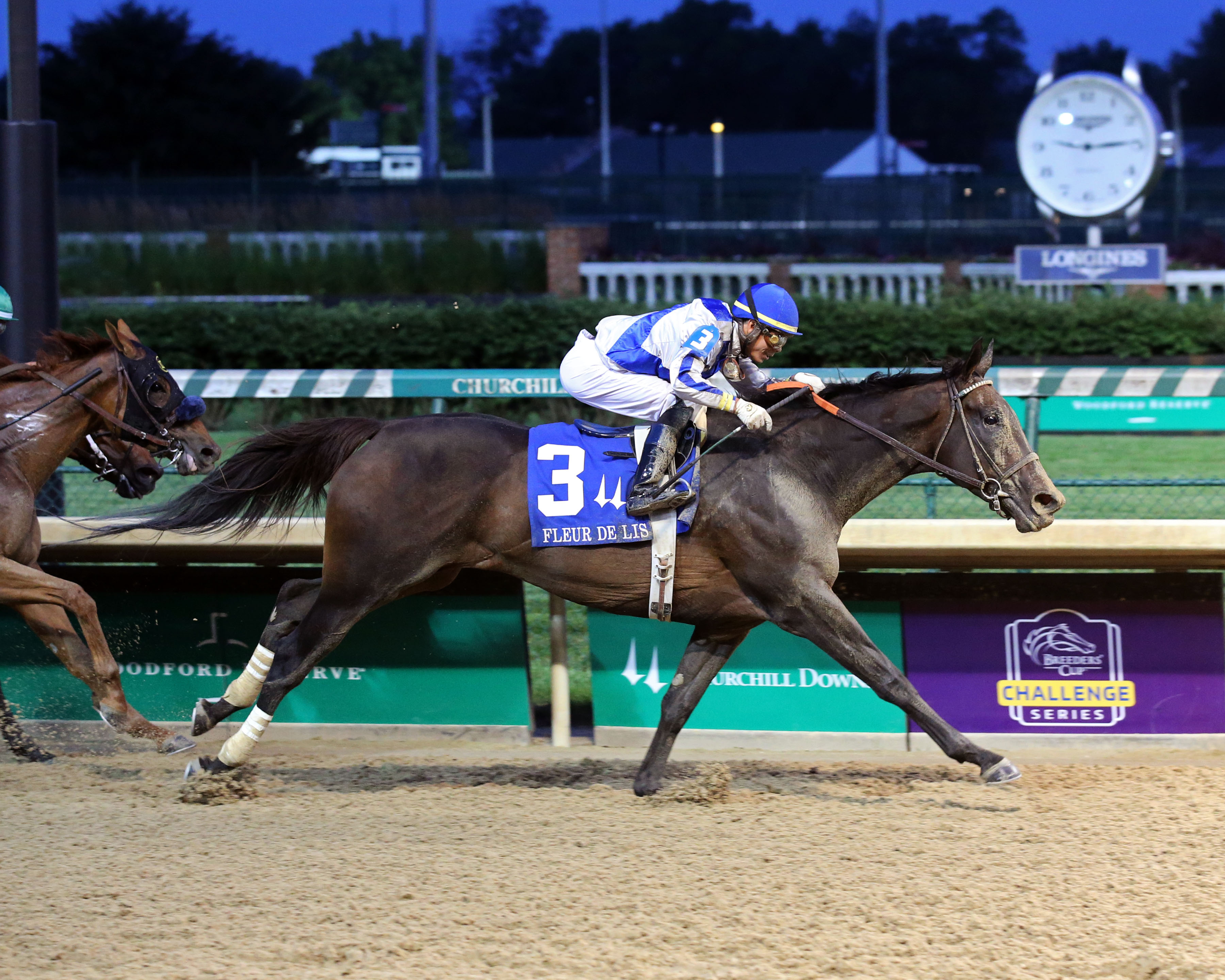 Elate wins the 2019 Fleur de Lis Handicap