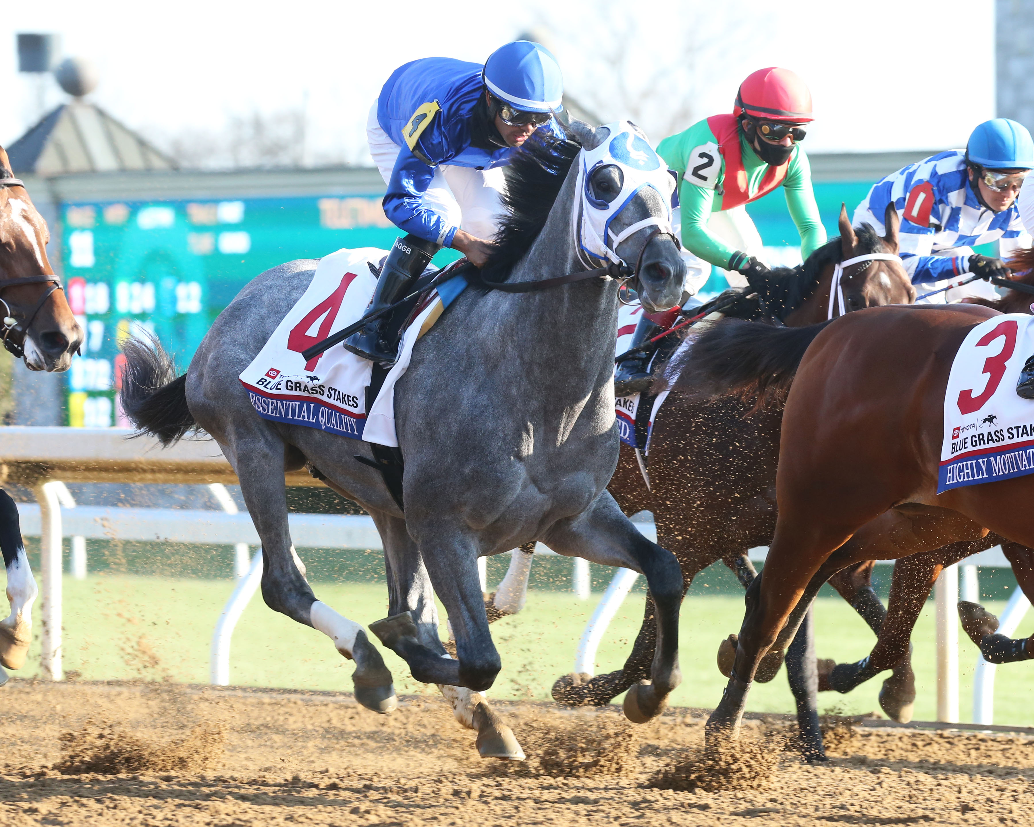 Essential Quality (4) wins Blue Grass 4-3-2021