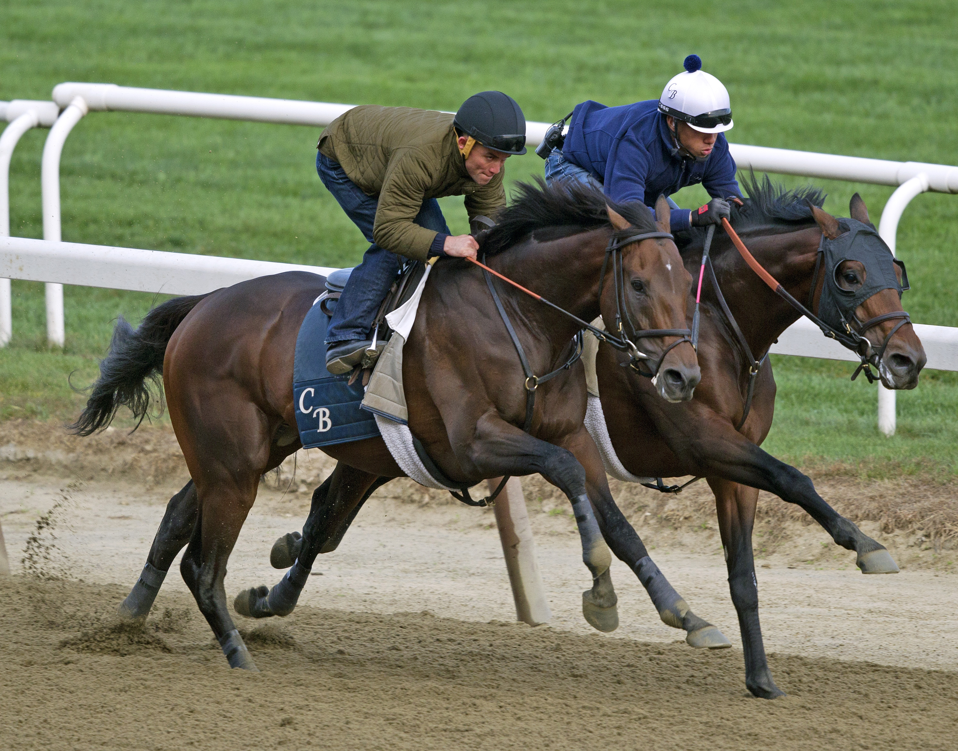 Easter Gift and Last Gunfighter training at Belmont