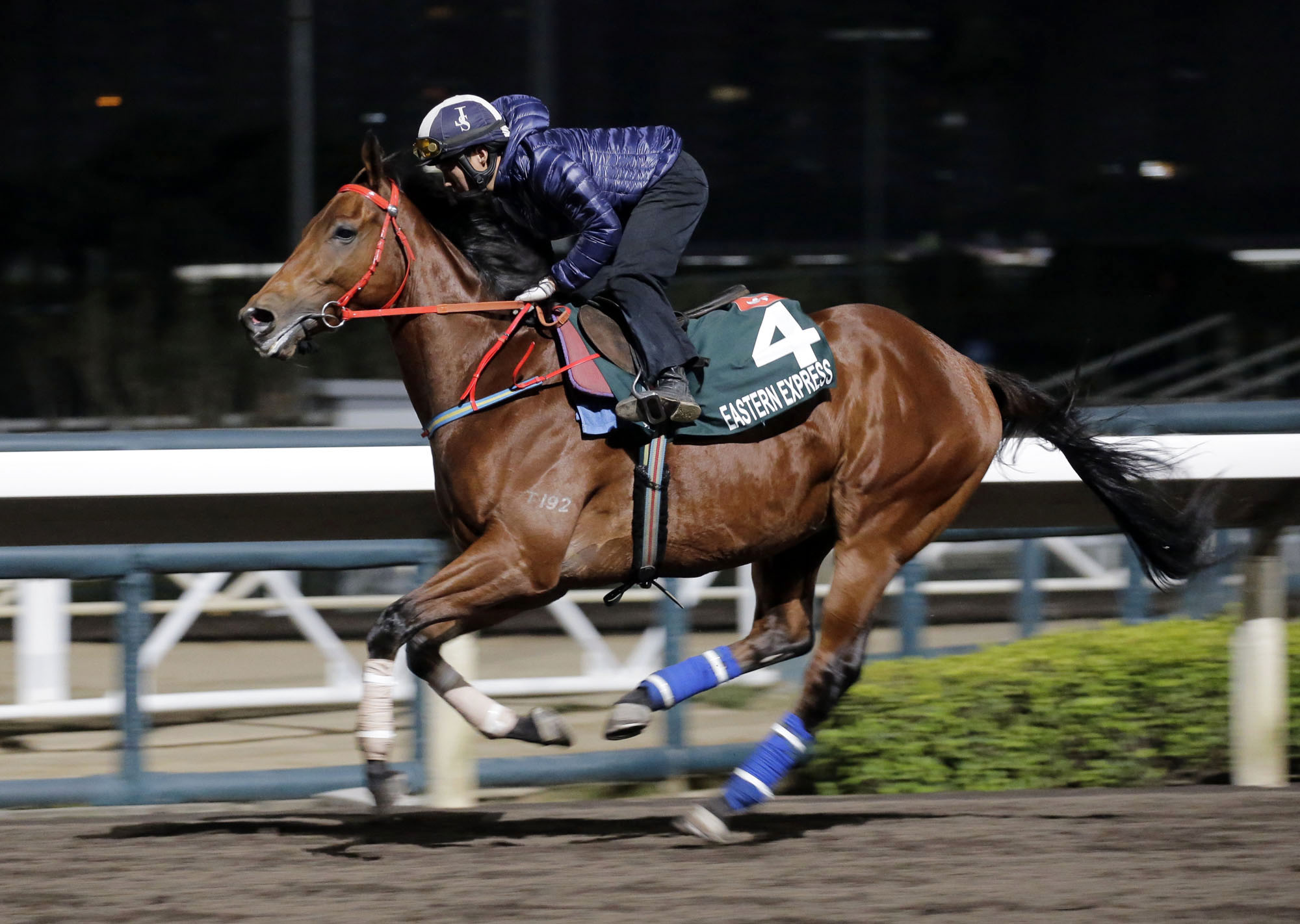 Eastern Express trains at Sha Tin in December 2016