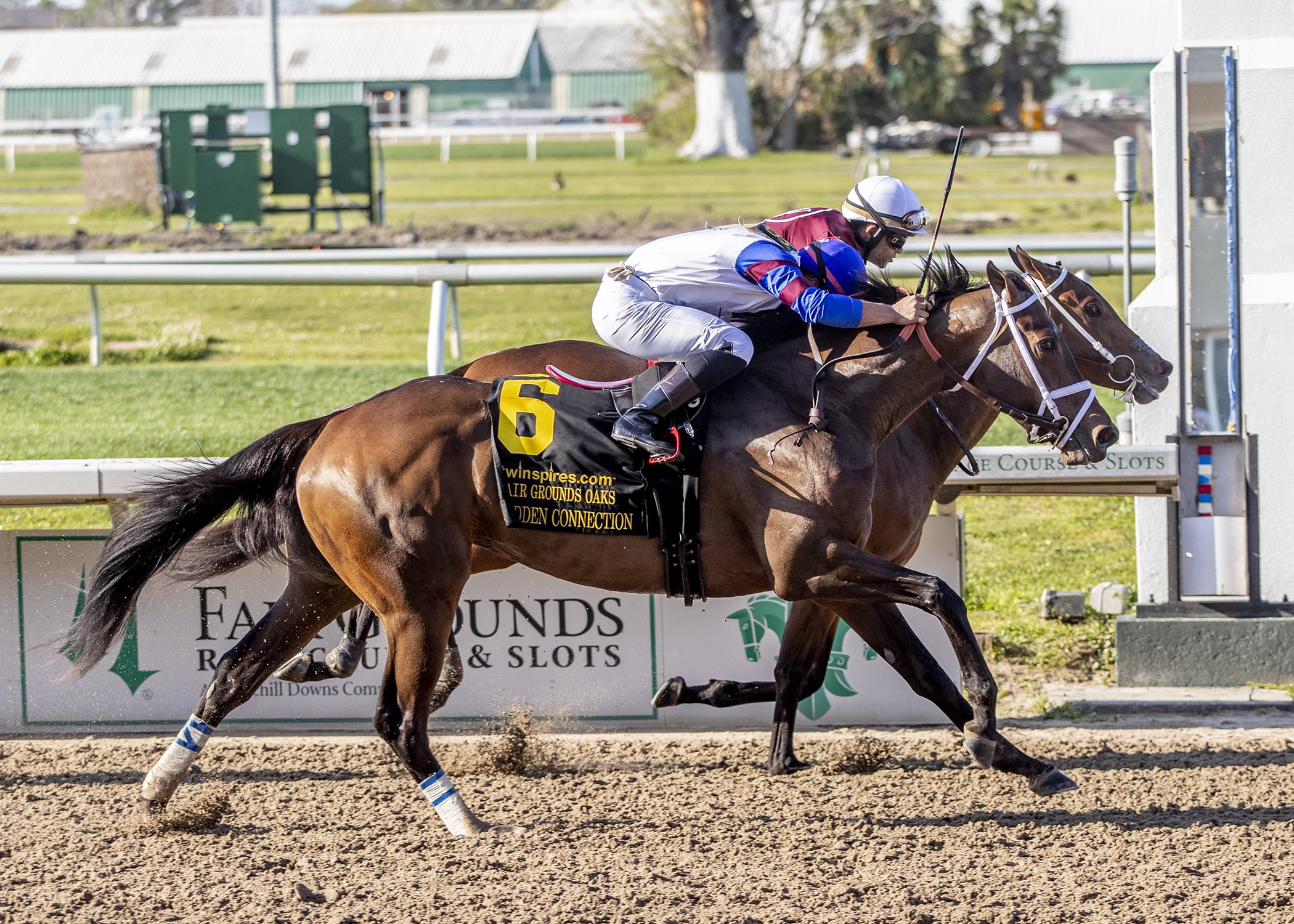 Echo Zulu wins Fair Grounds Oaks 3-26-2022