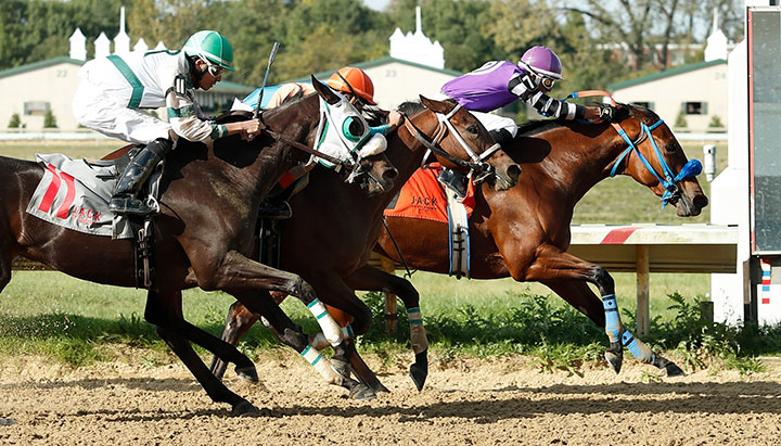Edge of Night wins the 2019 Emerald Necklace Stakes at ThistleDown