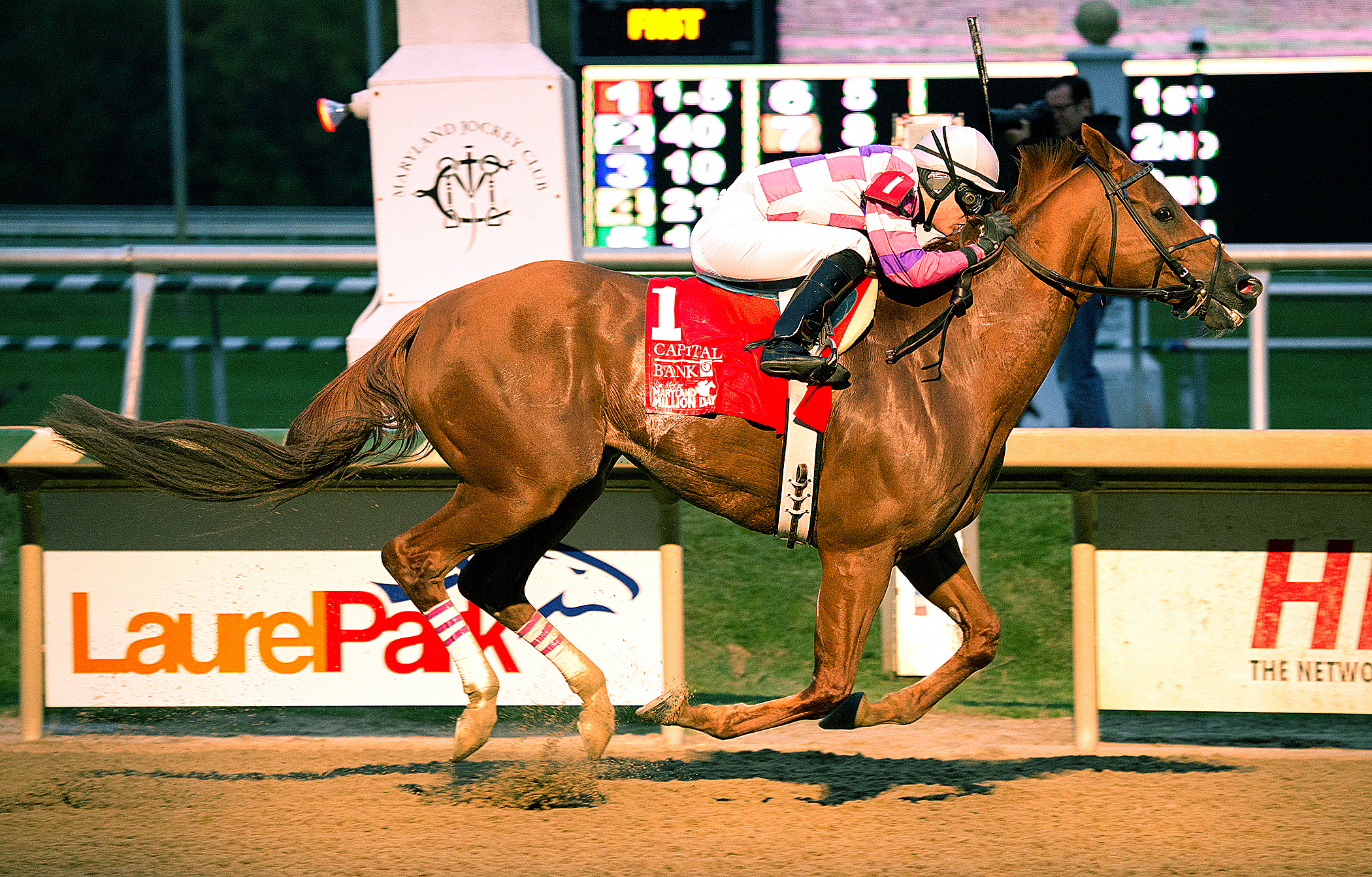 Eighttofasttocatch wins the Maryland Million Classic Stakes