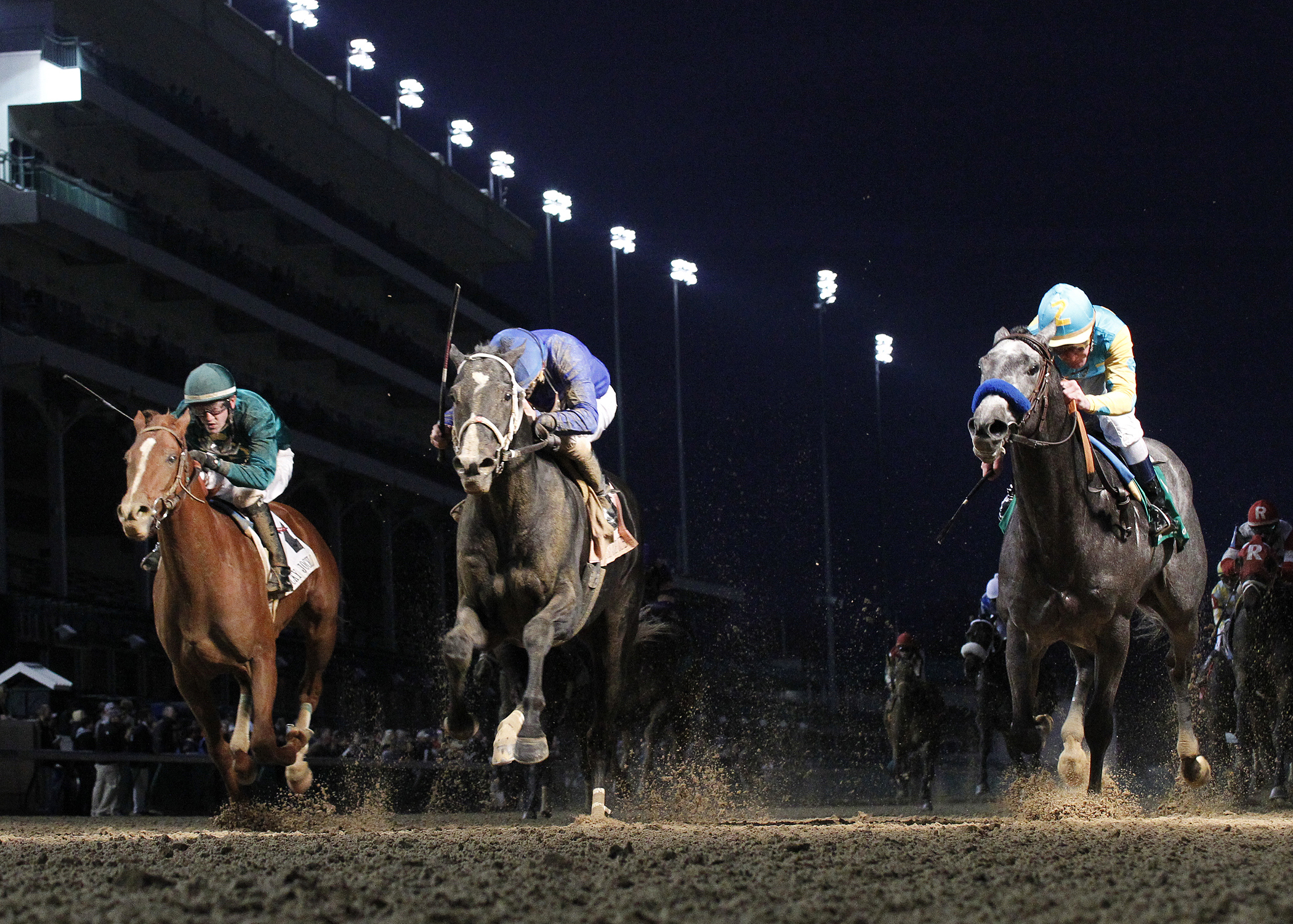 El Kabeir wins the Kentucky Jockey Club Stakes