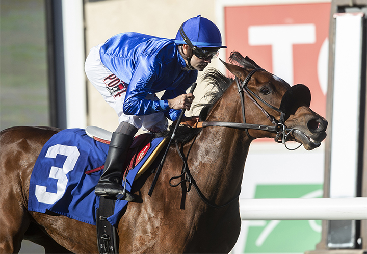 Elsa wins the Jimmy Durante Stakes