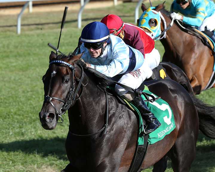 Emmaus wins an Oct. 18 allowance at Keeneland