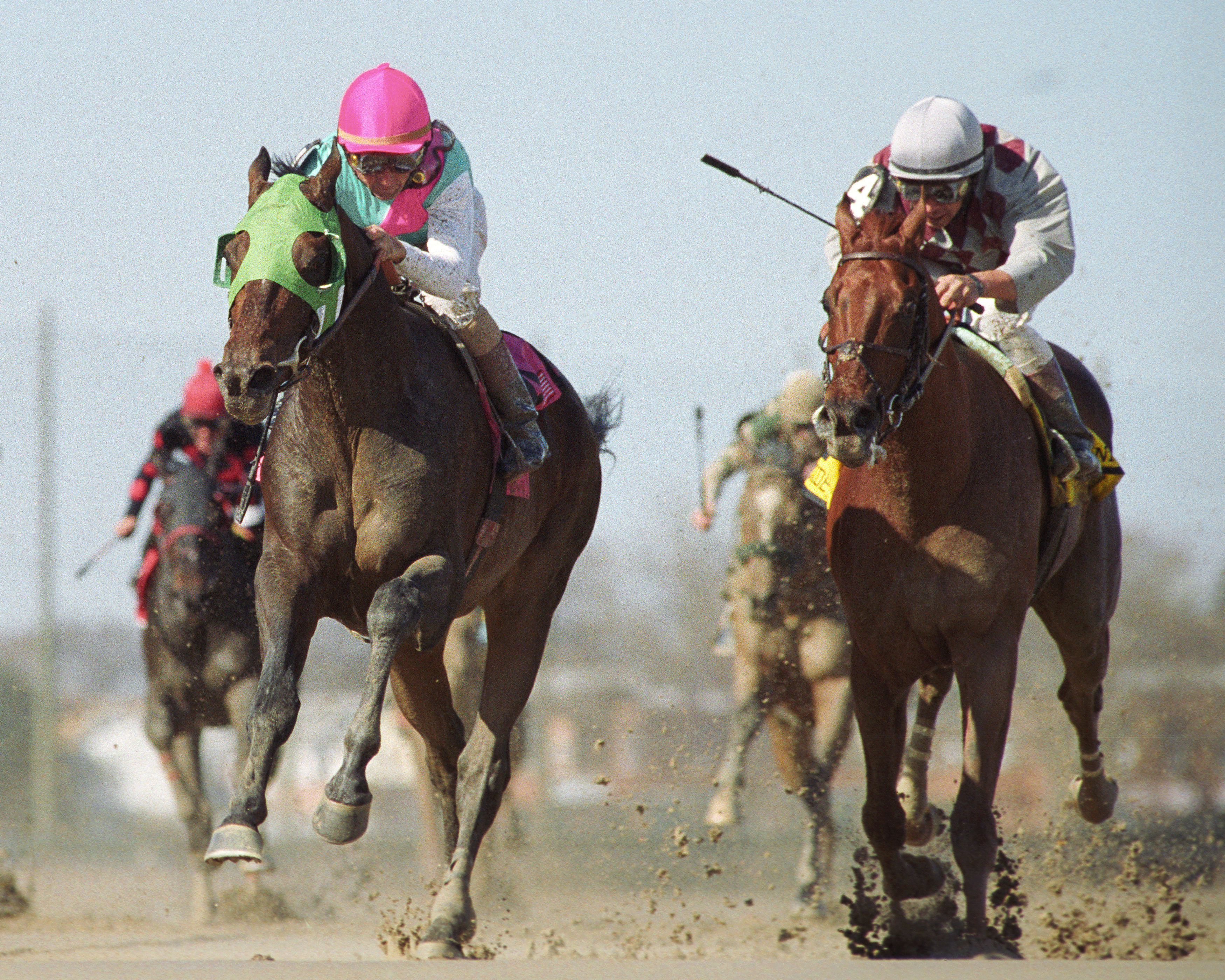 Empire Maker wins the 2003 Wood Memorial