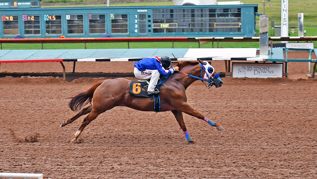 Empressum wins an All-American Derby trial at Ruidoso Downs