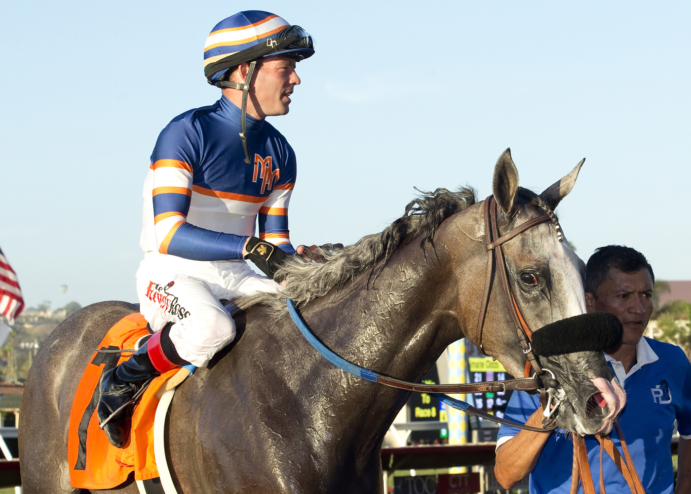 Enola Gray after the Fleet Treat Stakes