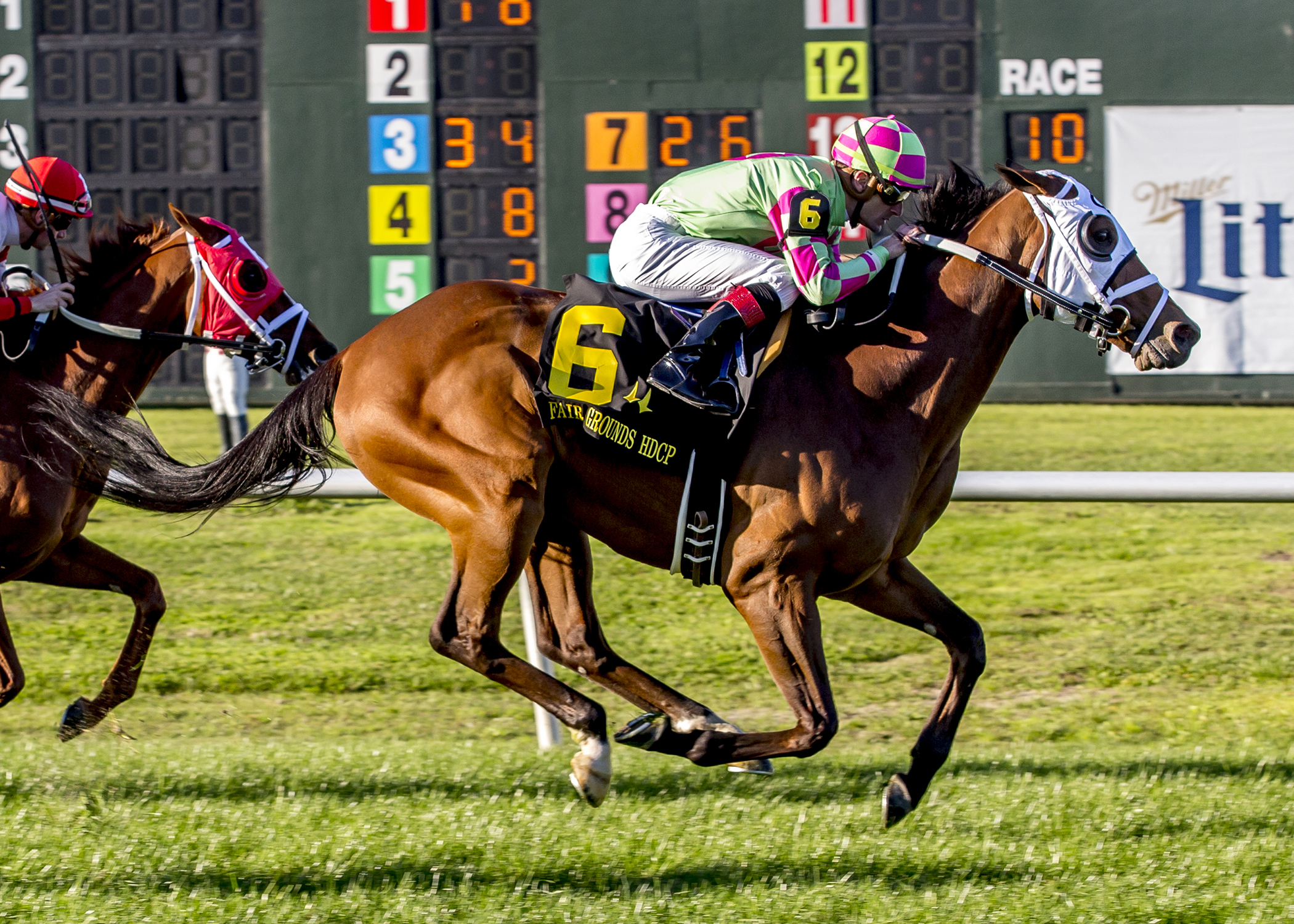 Enterprising wins the Fair Grounds Handicap