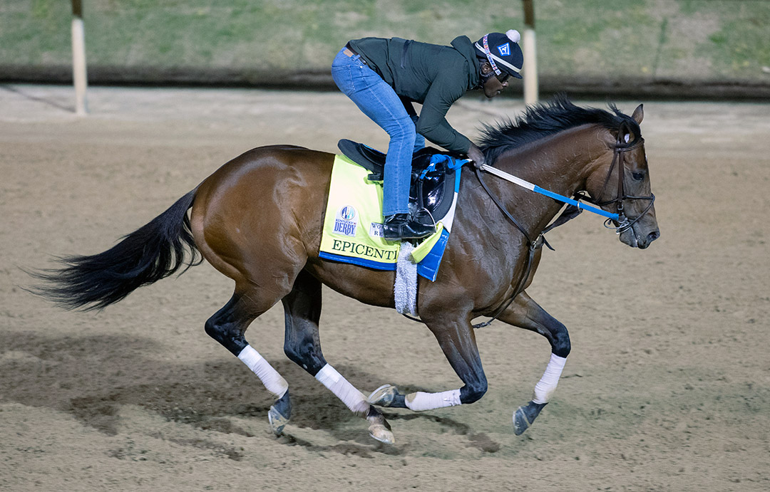 Epicenter trains at Churchill on April 29