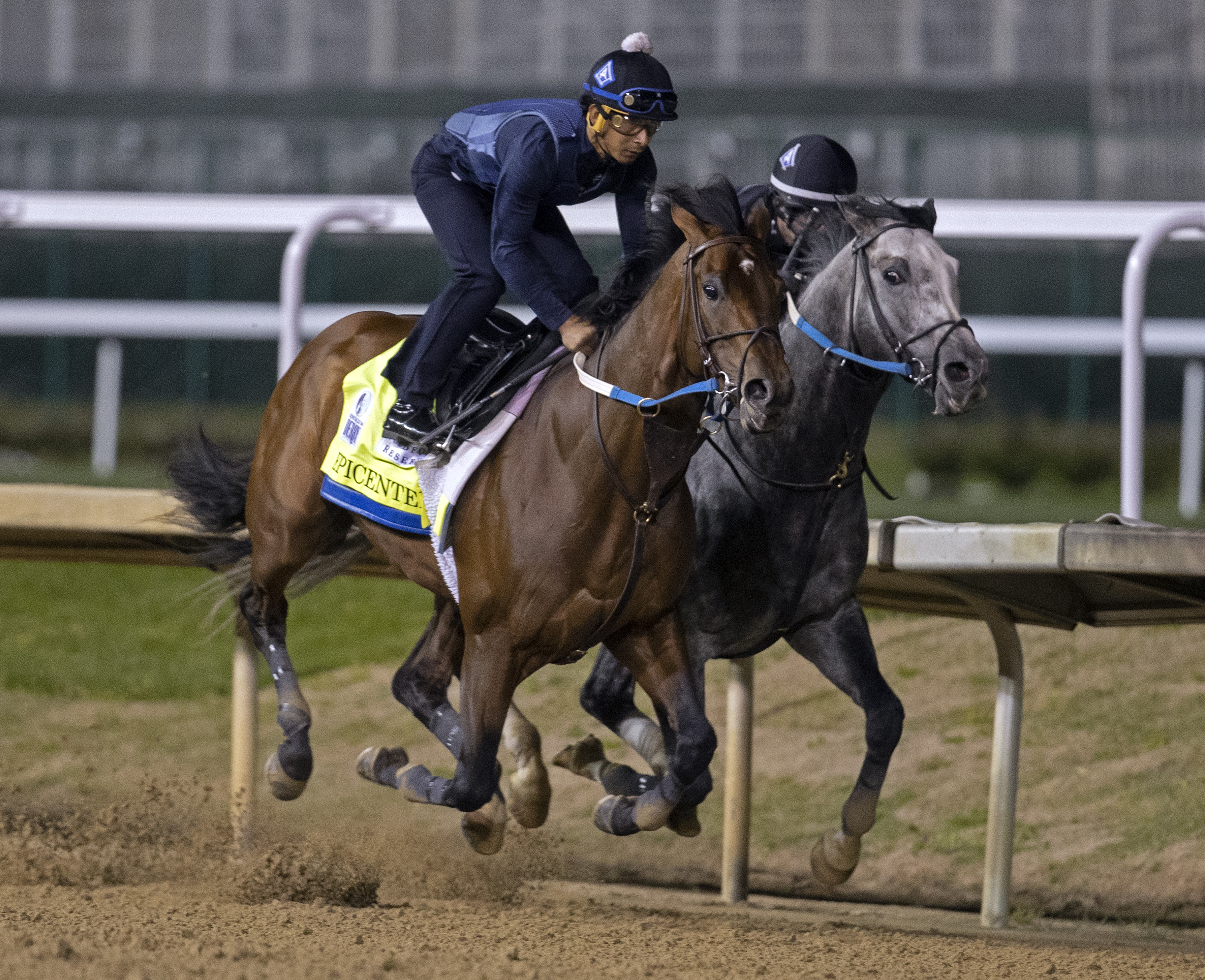 King Ottoman, right, works with Epicenter