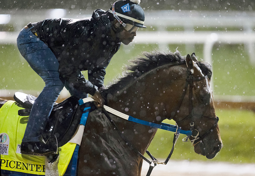 Epicenter gallops at Churchill Downs on May 3