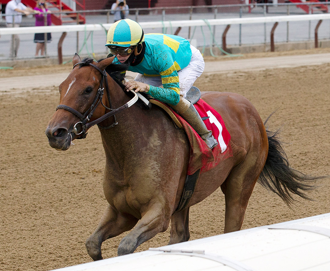 Escape Fund wins a July 16 maiden race at Saratoga Race Course