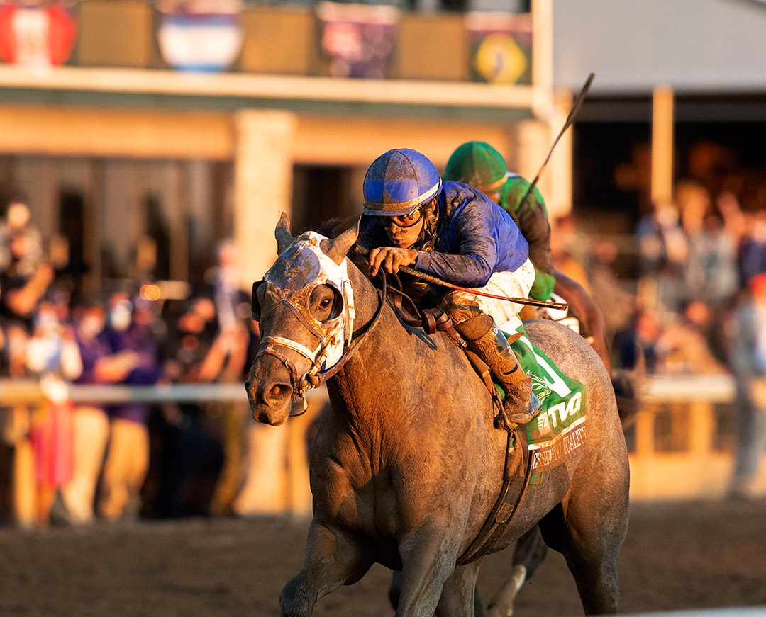 Essential Quality wins the 2020 Breeders' Cup Juvenile at Keeneland