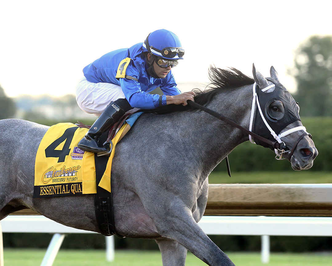 Essential Quality wins the 2020 Breeders' Futurity at Keeneland