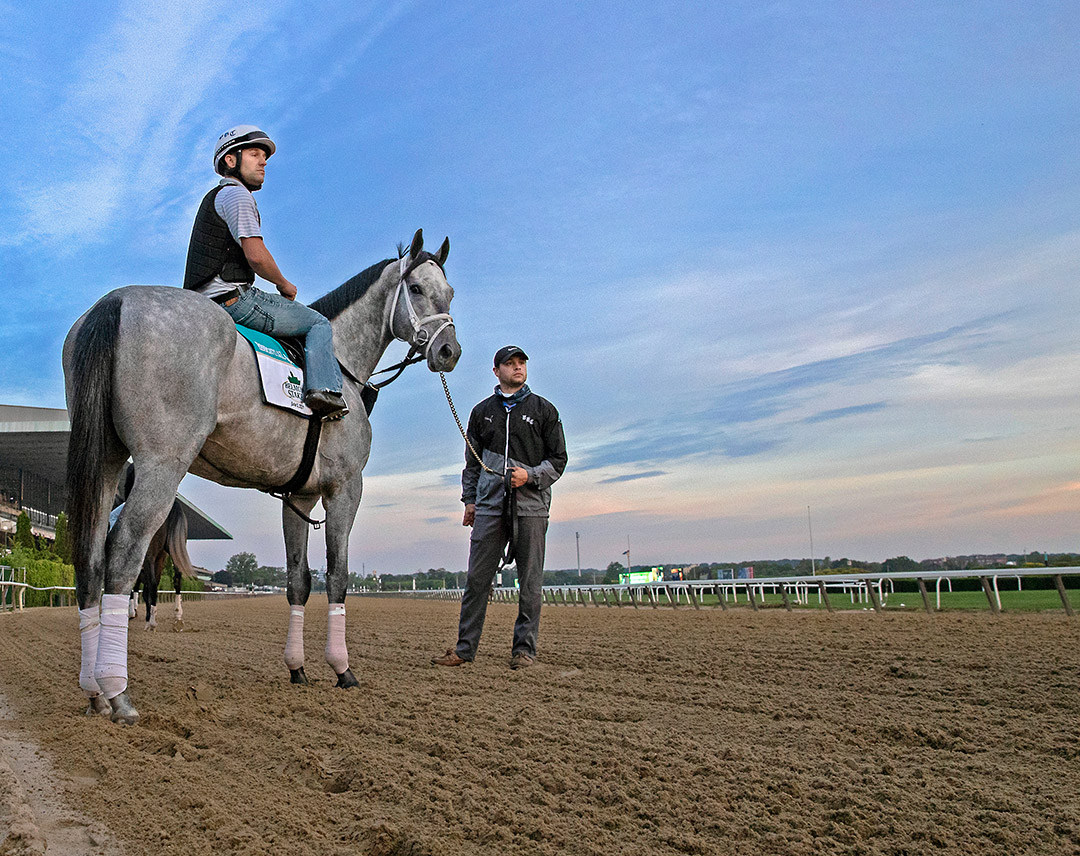 Essential Quality at Belmont Park, June 2021