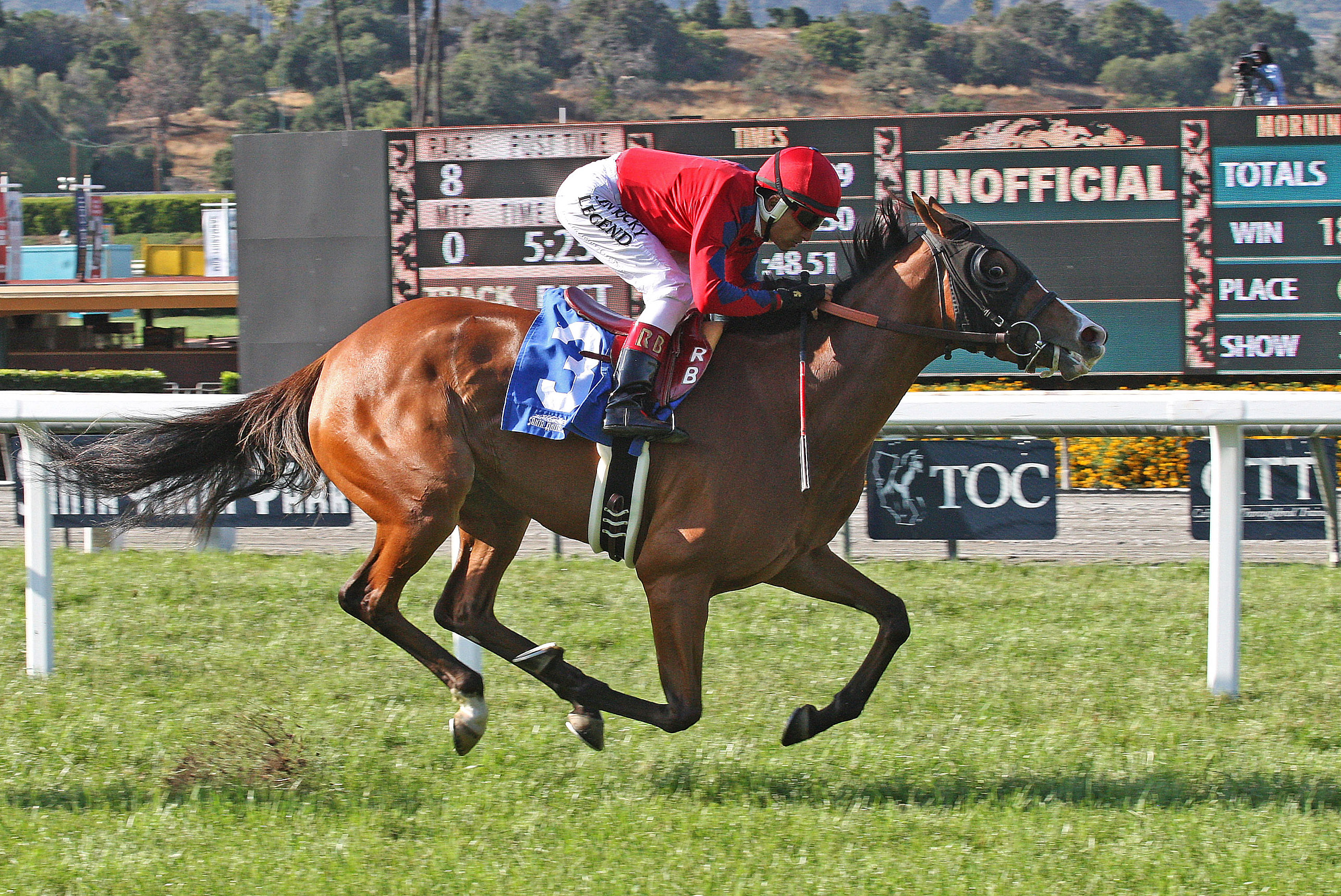 Evo Campo wins the Possibly Perfect Stakes