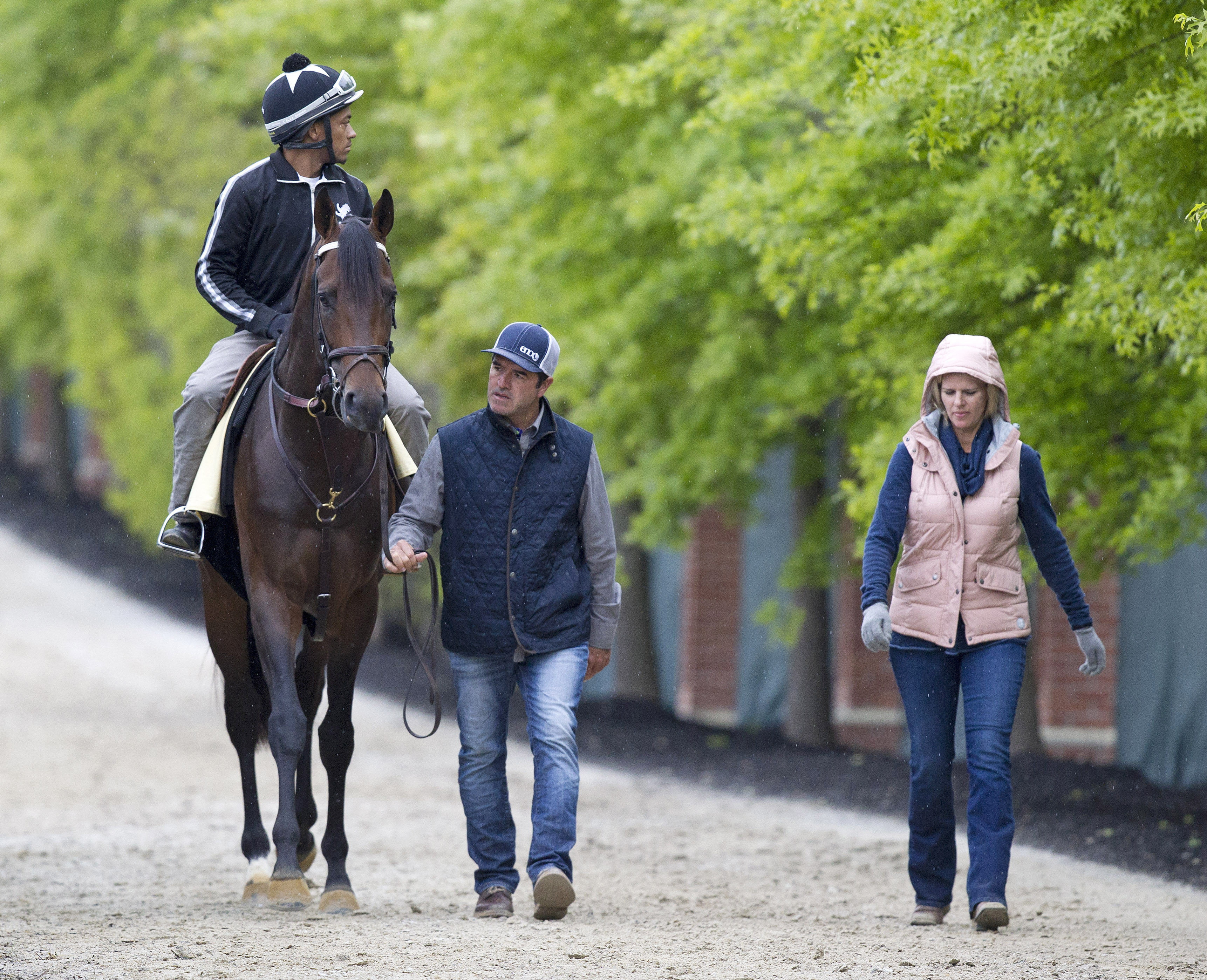 Exaggerator with Keith Desormeaux and Julie Clark