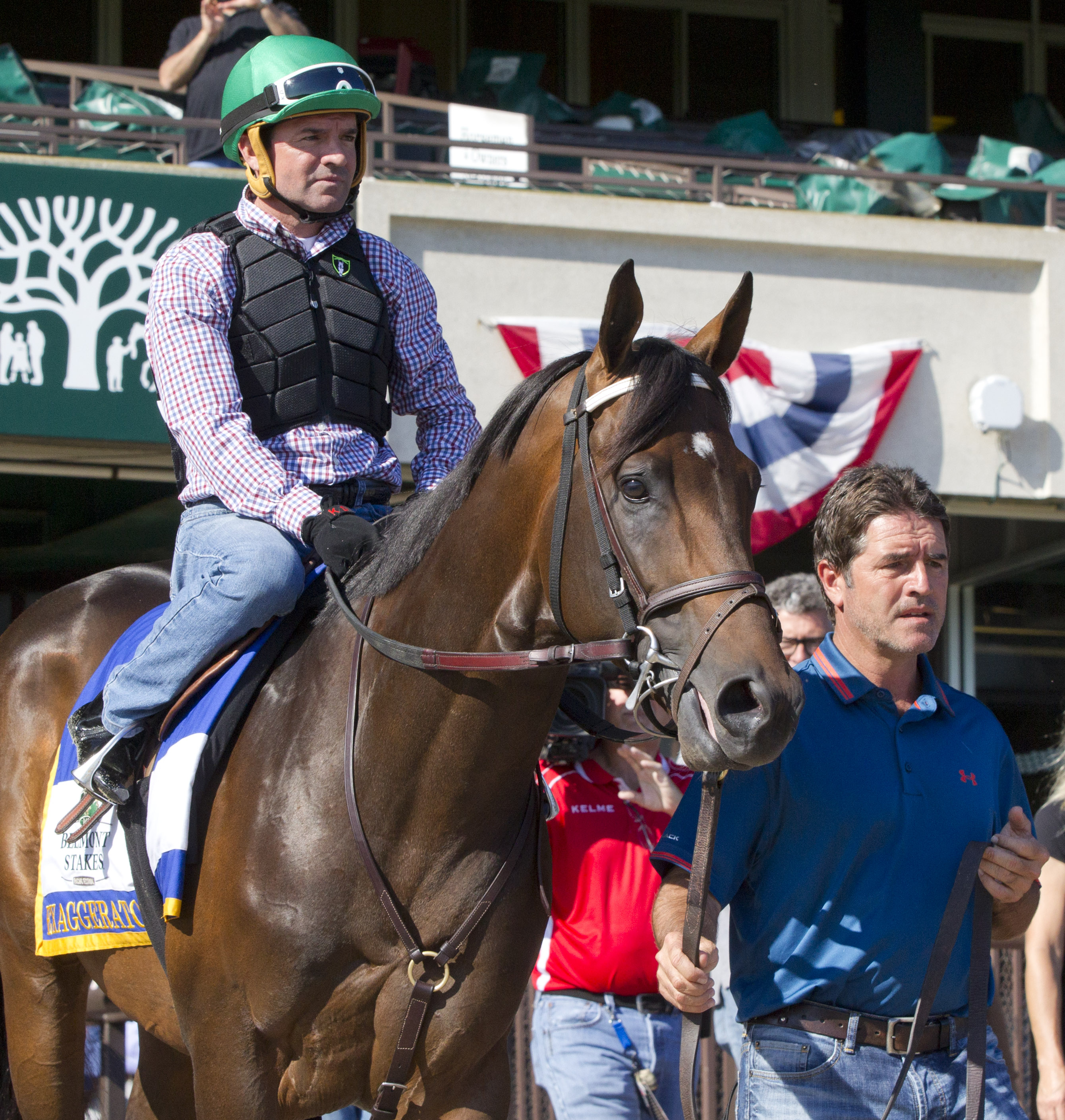 Kent and Keith Desormeaux with Exaggerator on June 7