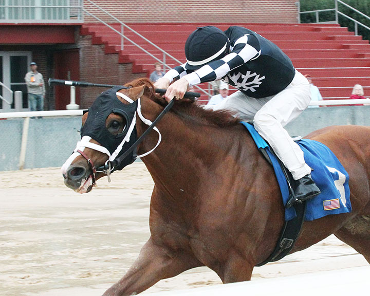 Exclamation Point wins an April 7 allowance at Oaklawn