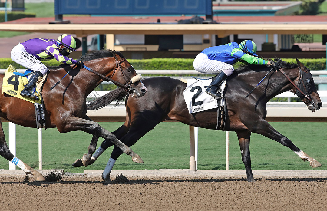 Extra Hope wins a Sept. 26 allowance at Santa Anita Park