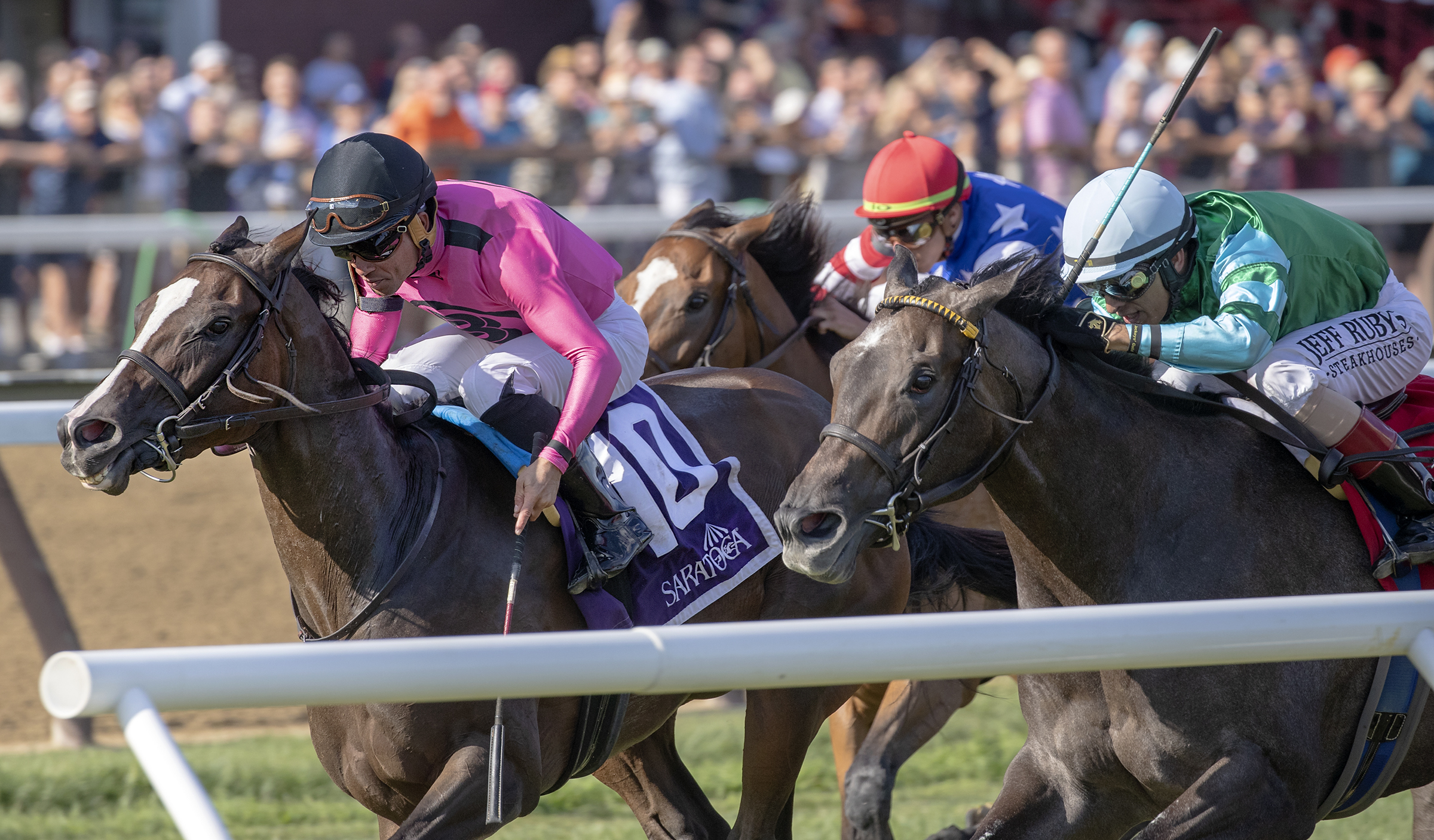 Eyeinthesky wins the 2019 Galway Stakes