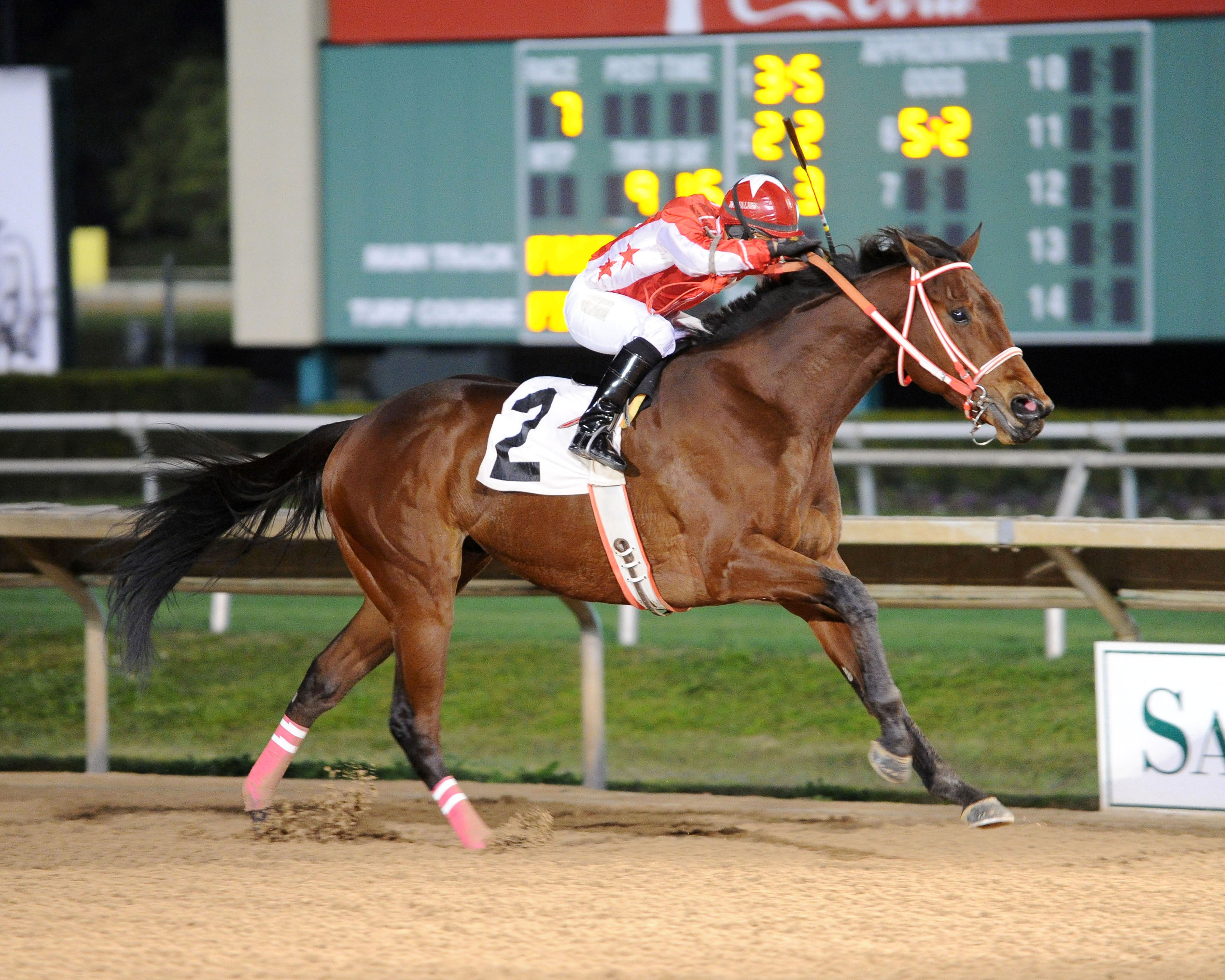 F J Uncle Vic wins the 2016 Star of Texas Stakes